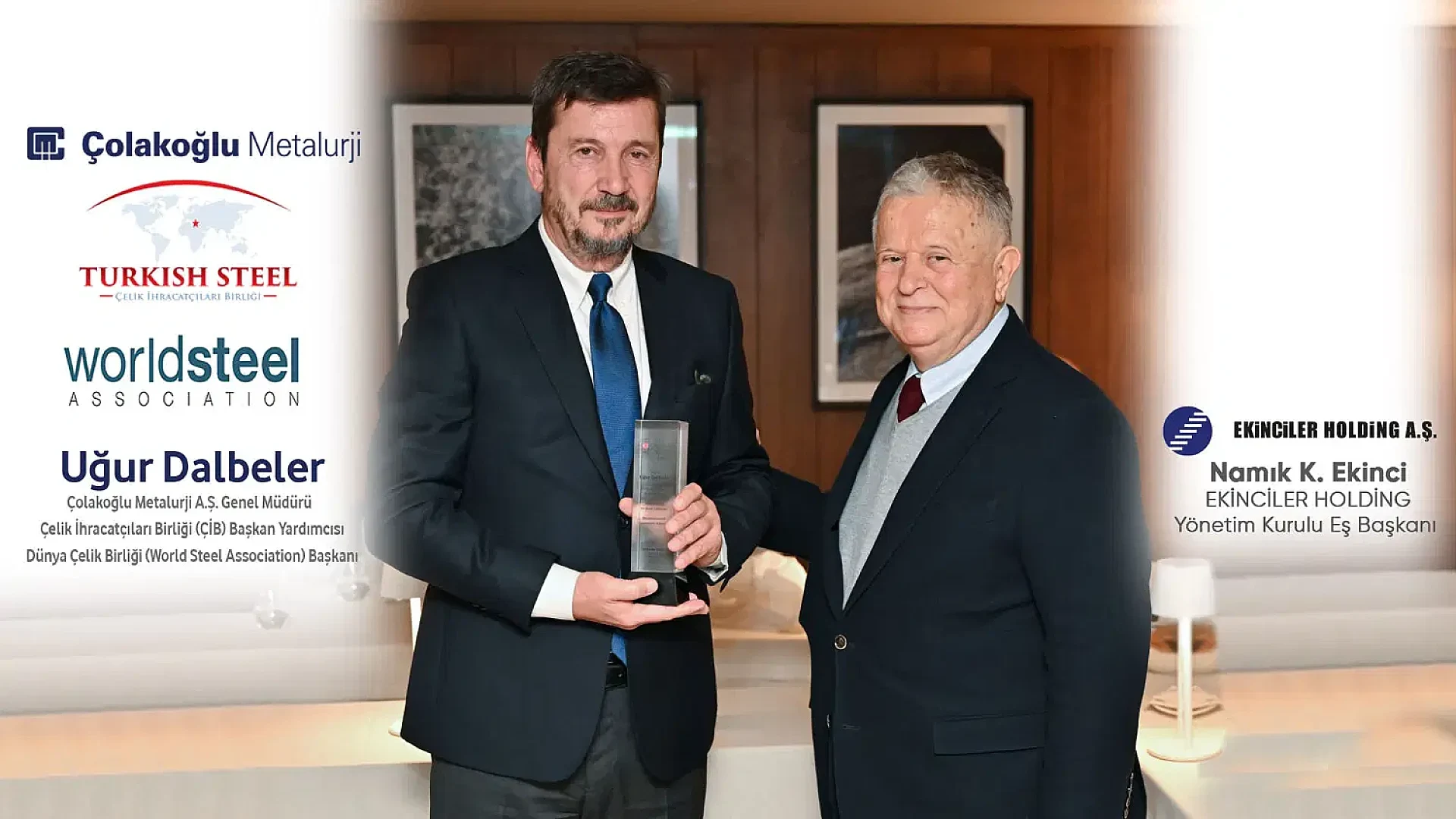 Turkish steel industry gathers in Istanbul to celebrate Uğur Dalbeler’s worldsteel presidency